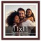 Brown Frame Wood Grain with White Photo Mat, UV Acrylic Front, Foam Board Backing, 60 Sizes Available